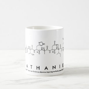 Nathaniel peptide name mug