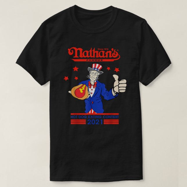 Nathans-Hot-Dog-Eating-Contest-2021-Joey-Chestnut  T-Shirt (Design Front)