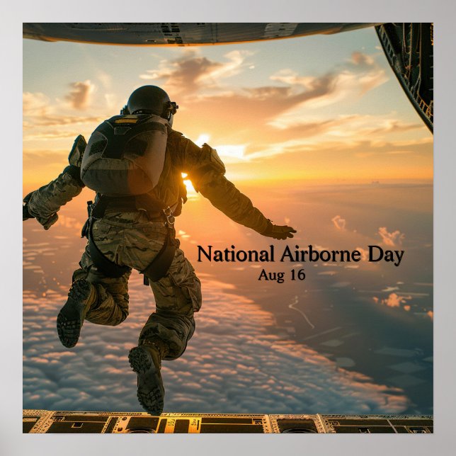 National Airborne Day Poster (Front)