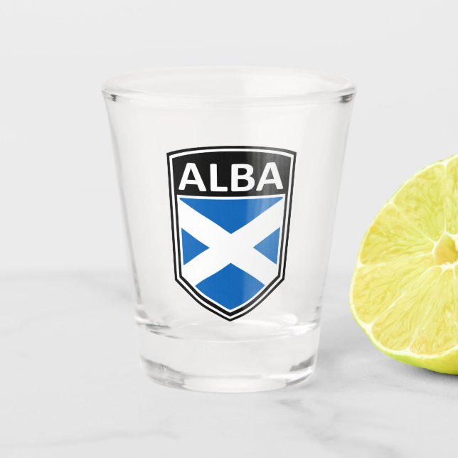 National - Alba Shot Glass (Front)