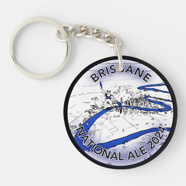 National Ale 2024 Acrylic Keyring (Front)
