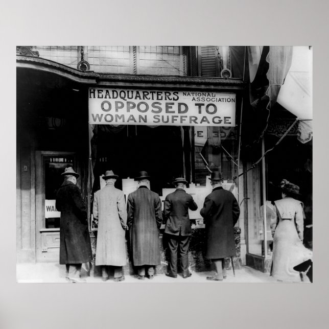 National Anti-Suffrage Association Poster (Front)