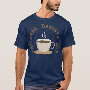National barista day stickers and t design T-Shirt