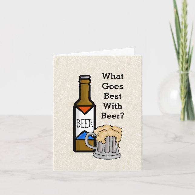 National Beer Day Greeting Card (Front)