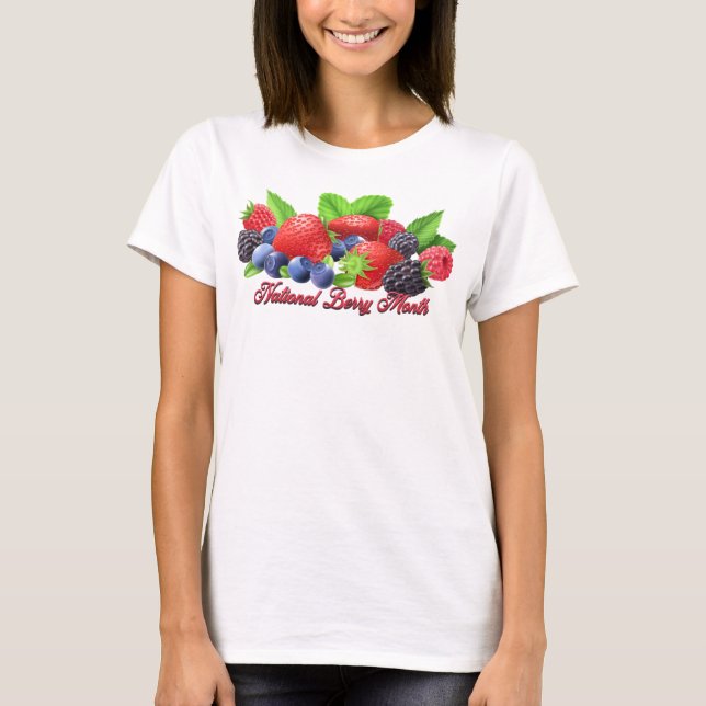 National Berry Month T-Shirt (Front)