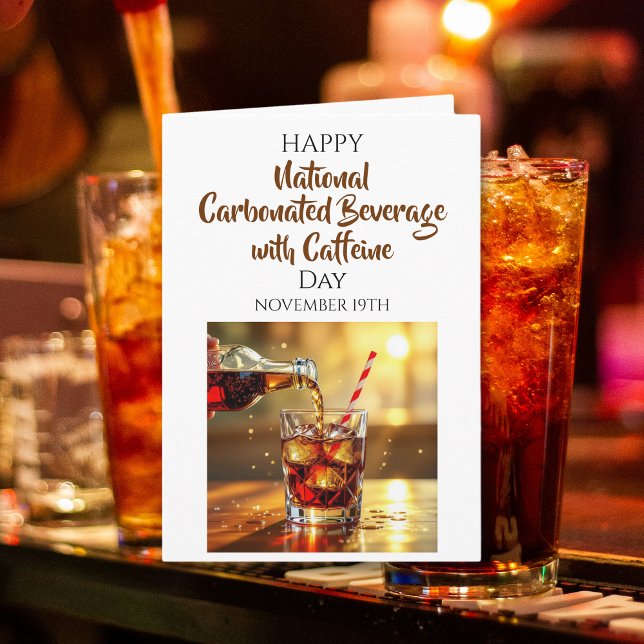 National Beverage with Caffeine Day | Nov 19th Card (Creator Uploaded)