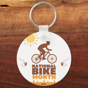 National Bike Month Key Ring