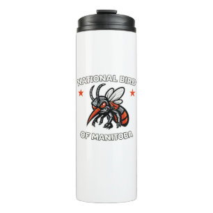 National Bird Manitoba Funny Mosquito Travel Mug