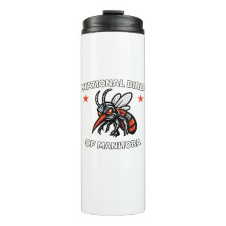 National Bird Manitoba Funny Mosquito Travel Mug