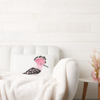 National bird of Israel cute hoopoe Lumbar Cushion