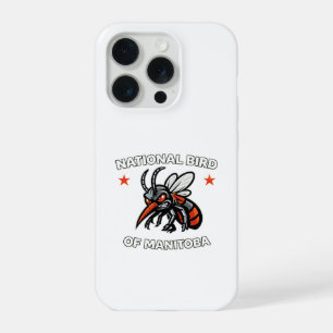 National Bird of Manitoba Angry Mosquito Funny iPhone 15 Pro Case