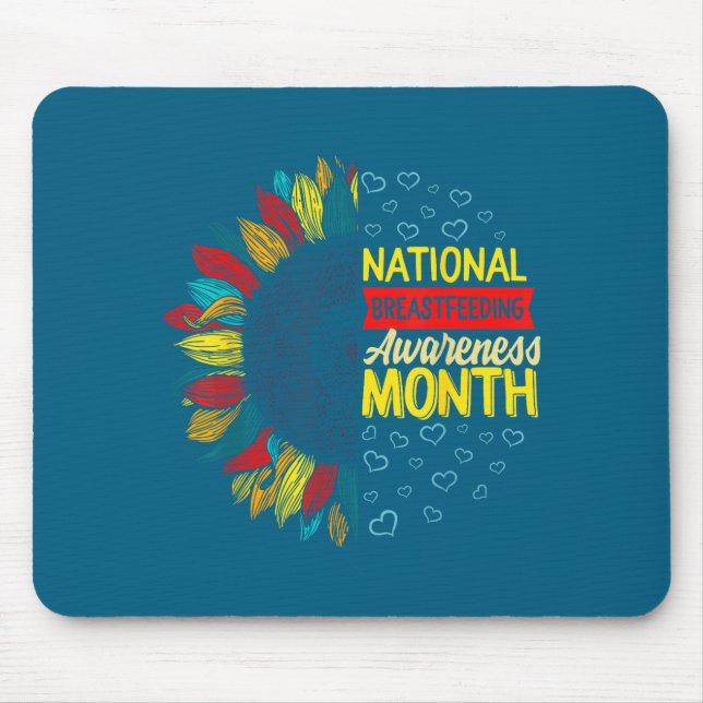 National Breastfeeding Awareness Month New Mouse Pad (Front)