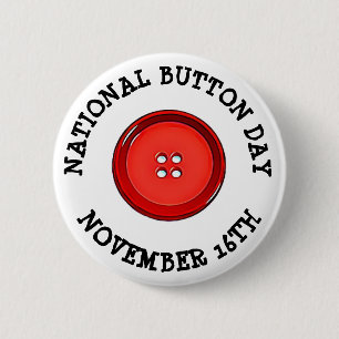 National Button Day November 16th Funny Holiday