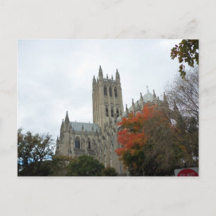 National Cathedral In Autumn Postcard