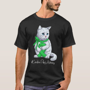 National Cerebral Palsy Awareness Month Green Ribb T-Shirt