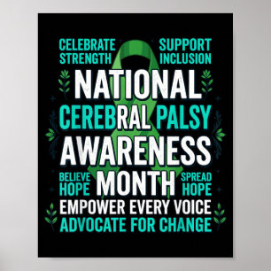 National Cerebral Palsy Awareness Month March Poster