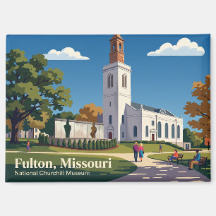 National Churchill Museum USA Magnet