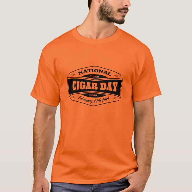 National Cigar Day 2014 T-Shirt (Front)