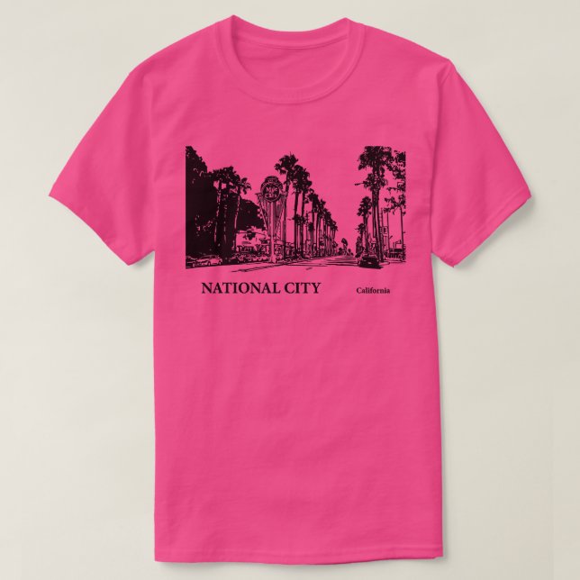 National City California TShirt 2 (Design Front)