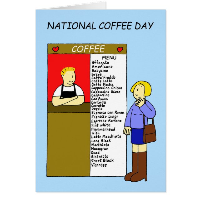 National Coffee Day - September 29th (Front)