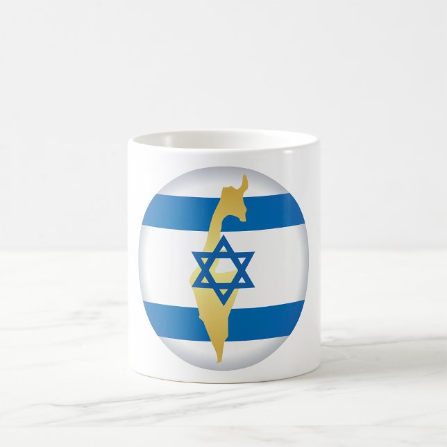 National Colours Of Israel Coffee Mug (Creator Uploaded)