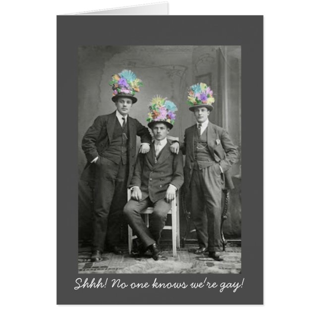 National Coming Out Day Funny Gay Support Card (Front)