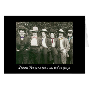 National Coming Out Day Funny Lesbian Support Card