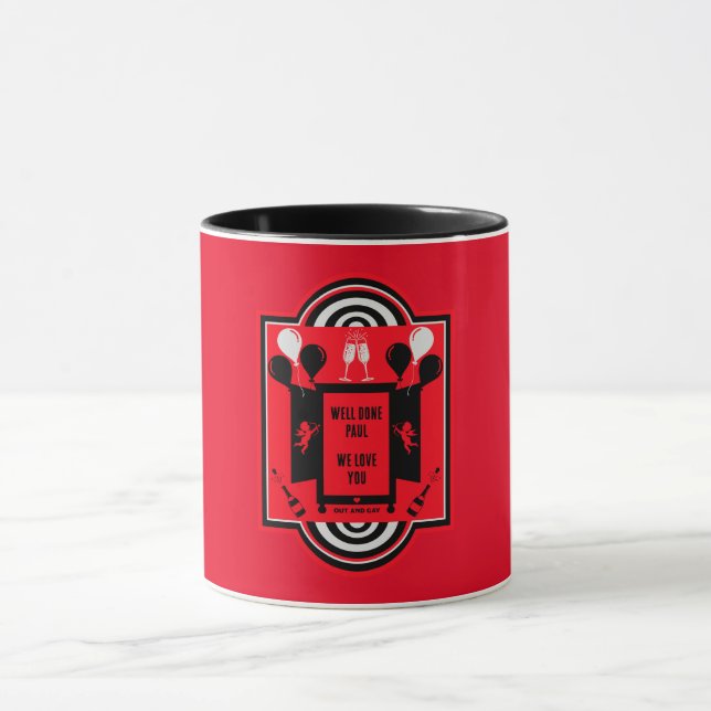 National Coming Out Day NCOD Mug (Center)