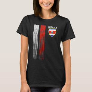 National Costa Rica Flag Rican Football Fan Soccer T-Shirt