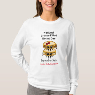 National Cream-Filled Doughnut Day - September 14t T-Shirt