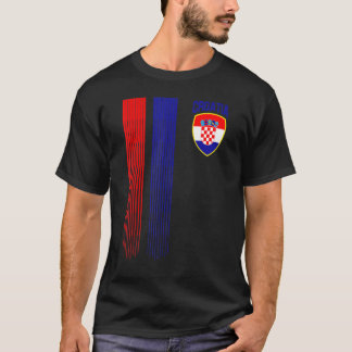 National Croatia Flag Croatian Football Fan Soccer T-Shirt