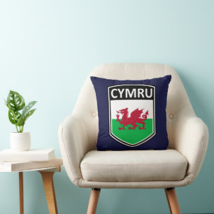 National - Cymru Throw Pillow