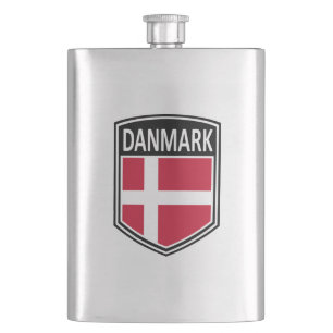National - Danmark Hip Flask