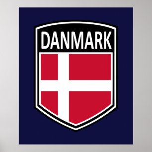 National - Danmark Poster