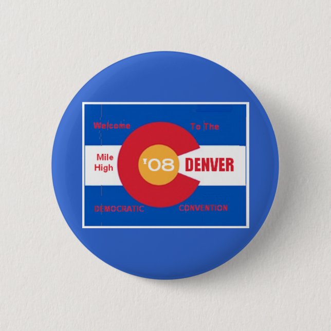 National Democratic Convention Denver Button (Front)