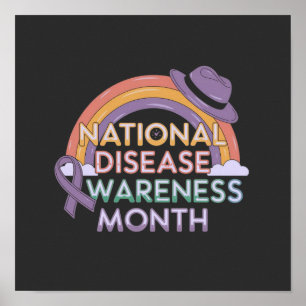 National Disease Awareness Month Stand Together Poster