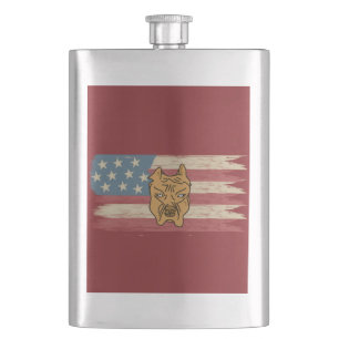 National Dog Day Hip Flask