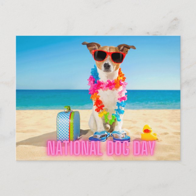 National Dog Day Postcard (Front)