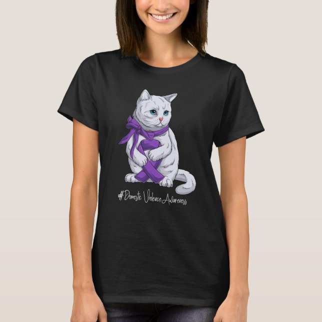 National Domestic Violence Awareness Month Purple  T-Shirt (Front)