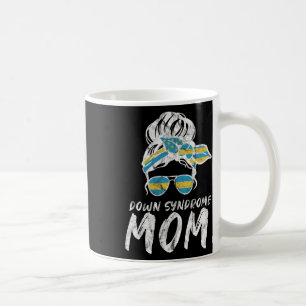 National Down Syndrome Awareness Month Messy Bun M Coffee Mug