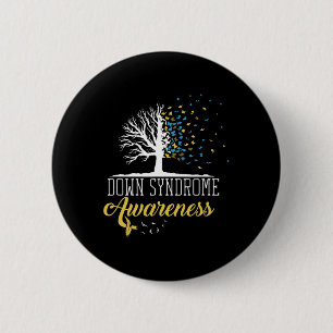 National Down Syndrome Awareness Month Vintage But 6 Cm Round Badge