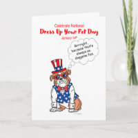 National Dress Up Your Pet Day January 14 Dog