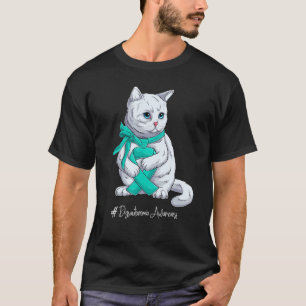 National Dysautonomia Awareness Month Teal Ribbon T-Shirt
