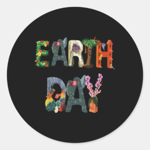 National Earth Day - Earth Day April 22 Classic Round Sticker