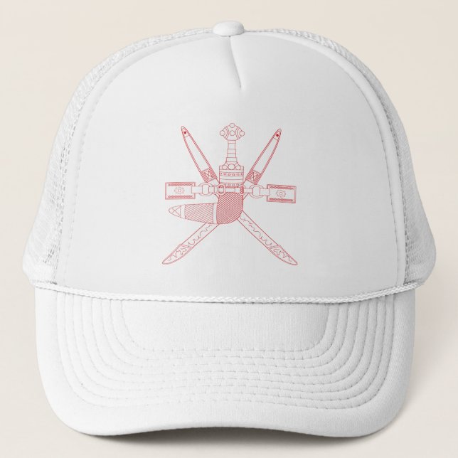 National Emblem of Oman Trucker Hat (Front)