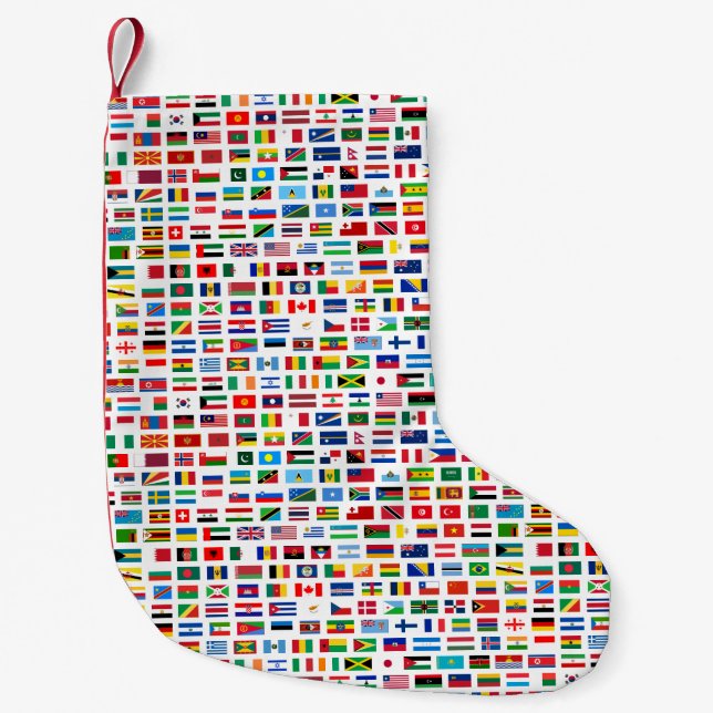National emblems small christmas stocking (Front)