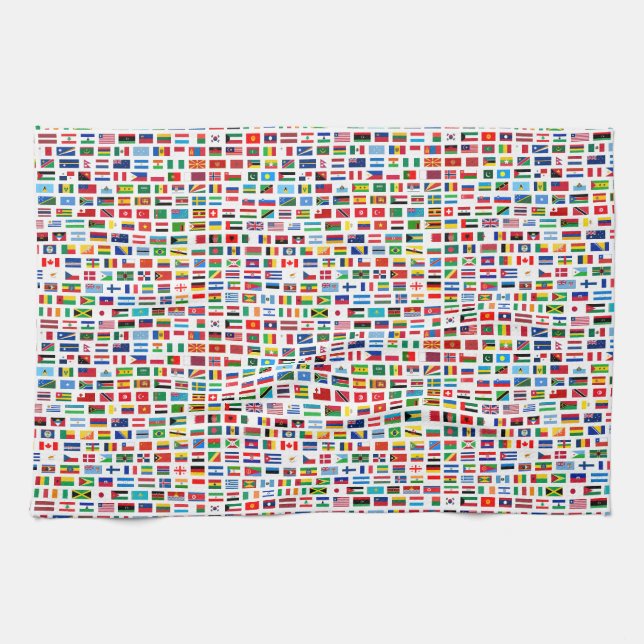 National emblems tea towel (Horizontal)