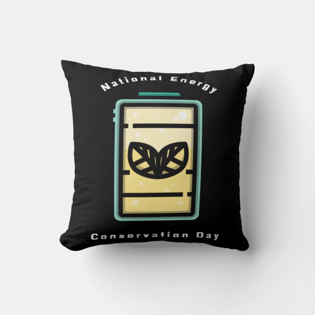 National Energy Conservation Day  Cushion (Front)