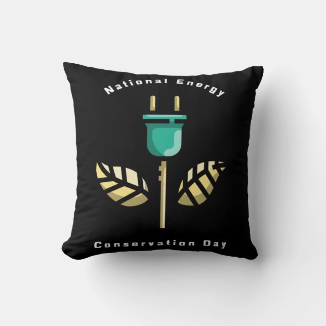 National Energy Conservation Day  Cushion (Front)