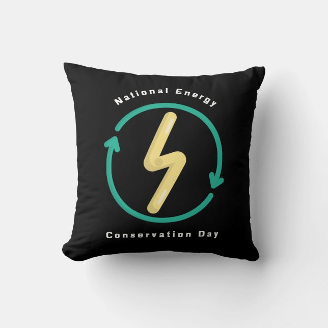 National Energy Conservation Day  Cushion (Front)